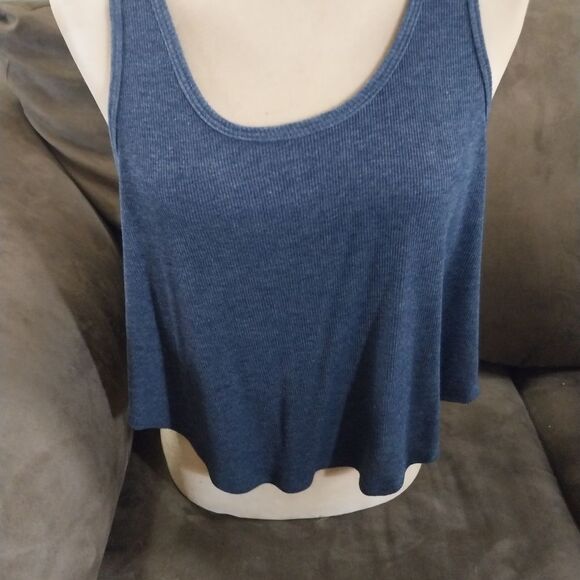 BONGO Navy Blue Swing Tank Top - Picture 1 of 4